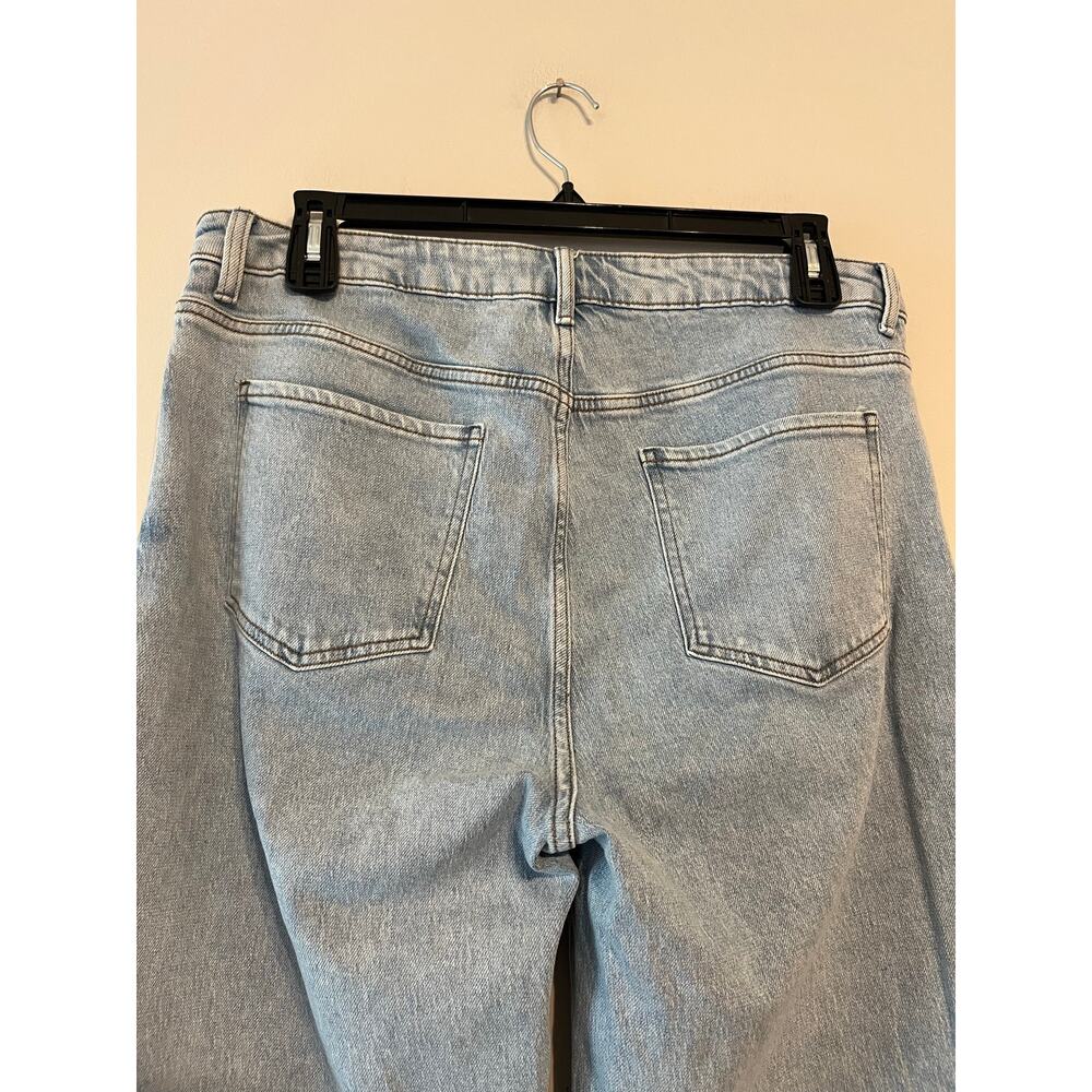 Quince Bella Stretch Relaxed Straight Jeans in Cool Blue Size 33 - Picture 10 of 12